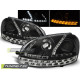Világítás TUNING-TEC első lámpák (DRL) VW GOLF 5 03-08-hoz (H7/H1), fekete | race-shop.hu