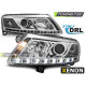 TUNING-TEC első lámpák (True DRL) XENON AUDI A6 C6 04.04-08-hoz (D2S/H1), króm
