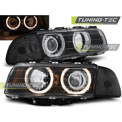 Fényszóró ANGEL EYES fekete BMW E38 06.94-08.98