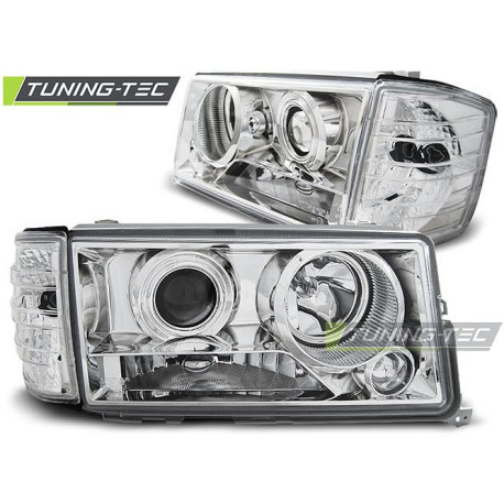 Világítás TUNING-TEC első lámpák MERCEDES W201/190 12.82-05.93-hoz (H7/H1), króm | race-shop.hu