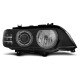 Világítás TUNING-TEC első lámpák (Angel Eyes, LED index) XENON BMW X5 E53 09.99-10.03-hoz (D2S/H7), fekete | race-shop.hu
