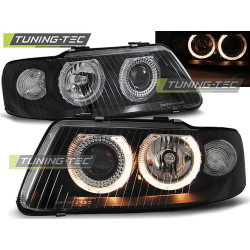 Fényszóró ANGEL EYES fekete AUDI A3 09.00-05.03