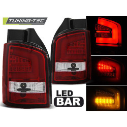 LED BAR Hátsó lámpa piros fehér VW T5 04.10-15