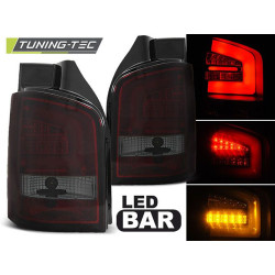 LED BAR Hátsó lámpa piros FÜSTSZÍN VW T5 04.10-15