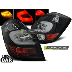LED BAR Hátsó lámpa fekete SKODA FABIA II 07- 06.14