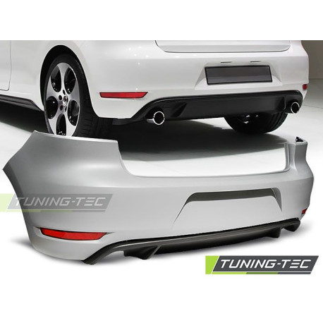 Body kitek és vizuális kiegészítők TUNING-TEC hátsó lökhárító (Sport) VW GOLF 6-hoz (kipufogó 2+2) | race-shop.hu