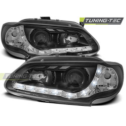 TUNING-TEC első lámpák (DRL) RENAULT MEGANE/SCENIC 96-02.99-hez (H1), fekete, V1