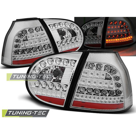 Világítás TUNING-TEC LED hátsó lámpák VW GOLF 5 10.03-09-hez, króm | race-shop.hu