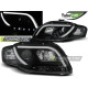 Világítás TUNING-TEC első lámpák (Tube Light) AUDI A4 B7 11.04-03.08-hoz (H7/H1), fekete, V1 | race-shop.hu