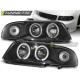 TUNING-TEC első lámpák (Angel Eyes) AUDI A4 11.94-12.98-hoz (H1), fekete, V1