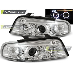 Fényszóró ANGEL EYES króm AUDI A4 11.94-12.98