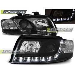 TUNING-TEC első lámpák (DRL) AUDI A4 10.00-10.04-hez (H1), fekete