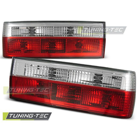 Világítás TUNING-TEC hátsó lámpák BMW E30 11.82-08.87-hez, piros-fehér | race-shop.hu