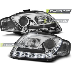 TUNING-TEC első lámpák (DRL) AUDI A4 B7 11.04-03.08-hoz (H1), króm