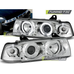 Fényszóró ANGEL EYES króm BMW E36 12.90-08.99 C/C