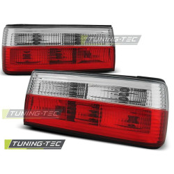 Hátsó lámpa piros fehér BMW E30 09.87-10.90