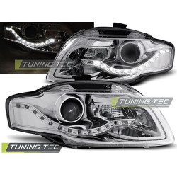 TUNING-TEC első lámpák (DRL) AUDI A4 B7 11.04-03.08-hoz (H9), króm, V1