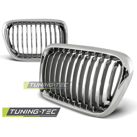 Body kitek és vizuális kiegészítők TUNING-TEC hűtőrács BMW E36 10.96-08.99-hez, króm | race-shop.hu