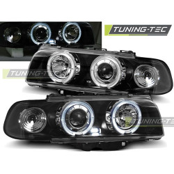 Fényszóró ANGEL EYES fekete BMW E38 06.94-08.98