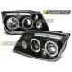 TUNING-TEC első lámpák (Angel Eyes) VW BORA 09.98-07.05-höz (H1), fekete