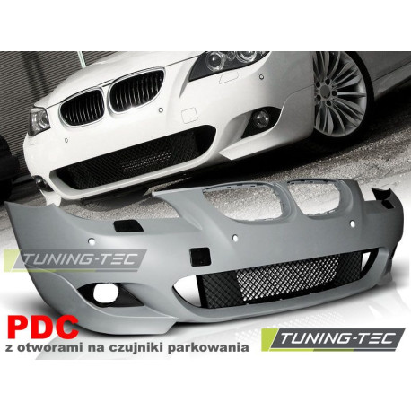 Body kitek és vizuális kiegészítők TUNING-TEC első lökhárító (Sport) BMW E60/E61 07-10-hoz (parkolószenzorral) | race-shop.hu