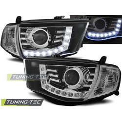 TUNING-TEC első lámpák (DRL) MITSUBISHI L200 06-10-hoz (H7), fekete
