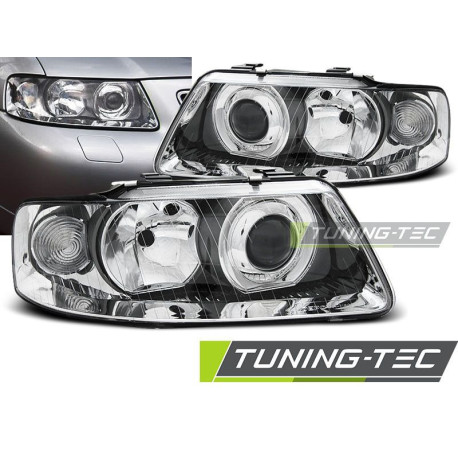 Világítás TUNING-TEC első lámpák AUDI A3 09.00-05.03-hoz (H1/H7), króm | race-shop.hu