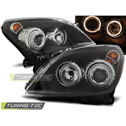 OPEL ASTRA H 03.04-09 ANGEL EYES FEKETE