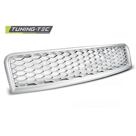 Body kitek és vizuális kiegészítők TUNING-TEC hűtőrács (Sport) AUDI A4 (B6) 10.00-10.04-hez, ezüst króm | race-shop.hu