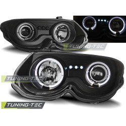 Fényszóró CHRYSLER 300 M 99-04 ANGEL EYES fekete