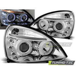 Fényszóró RENAULT CLIO II 06.01-09.05 ANGEL EYES króm