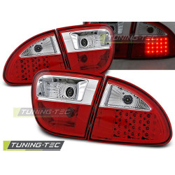 LED Hátsó lámpa piros fehér SEAT LEON 04.99-08.04