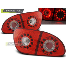 TUNING-TEC LED hátsó lámpák SEAT LEON 04.99-08.04-hez, piros-fehér, V2