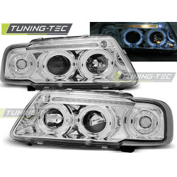 Fényszóró ANGEL EYES króm AUDI A3 8L 08.96-08.00