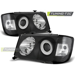 TUNING-TEC első lámpák MERCEDES W124 E-KLASA 05.93-06.95-höz (H1), fekete