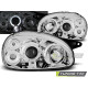 TUNING-TEC első lámpák (Angel Eyes) OPEL CORSA B 02.93-10.00-hoz (H1), króm, V1