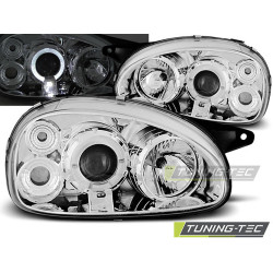 OPEL CORSA B 02.93-10.00 ANGEL EYES KRÓM