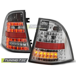 TUNING-TEC LED hátsó lámpák MERCEDES W163 ML M-KLASA 03.98-05-höz, króm