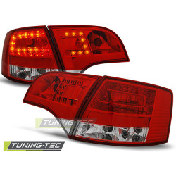 LED HÁTSÓ LÁMPÁK PIROS FEHÉR AUDI A4 B7 11.04-03.08 AVANT