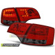 TUNING-TEC LED hátsó lámpák AUDI A4 B7 11.04-03.08 AVANT-hoz, piros-füstös, V1