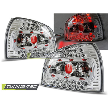 Világítás TUNING-TEC LED hátsó lámpák AUDI A3 08.96-08.00-hoz, króm, V2 | race-shop.hu
