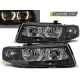 TUNING-TEC első lámpák (Angel Eyes) SEAT LEON / TOLEDO 04.99-08.04-hez (H7), fekete