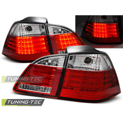 TUNING-TEC LED hátsó lámpák BMW E61 04-03.07-hez, piros-fehér