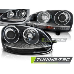 Fényszóró SPORT fekete VW GOLF 5 10.03-09