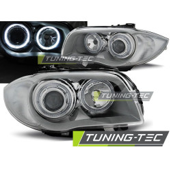 Fényszóró ANGEL EYES króm BMW 1 E87/E81/82/88 04-11
