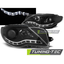TUNING-TEC első lámpák (DRL) VW PASSAT CC 08-12-höz (H7), fekete