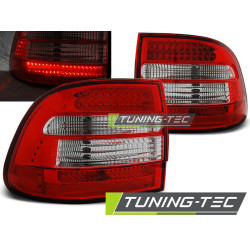 TUNING-TEC LED hátsó lámpák PORSCHE CAYENNE 02-06-hoz, piros-fehér