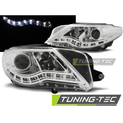 TUNING-TEC első lámpák (DRL) VW PASSAT 08-12 CC-hez (H7), króm