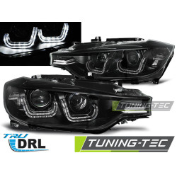TUNING-TEC LED első lámpák (U-LED) BMW F30/F31 10.11 - 05.15-höz (H7), fekete