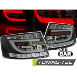 TUNING-TEC LED hátsó lámpák AUDI A6 C6 SEDAN 04.04-08 6PIN-hez (LIMOUSINE), fekete